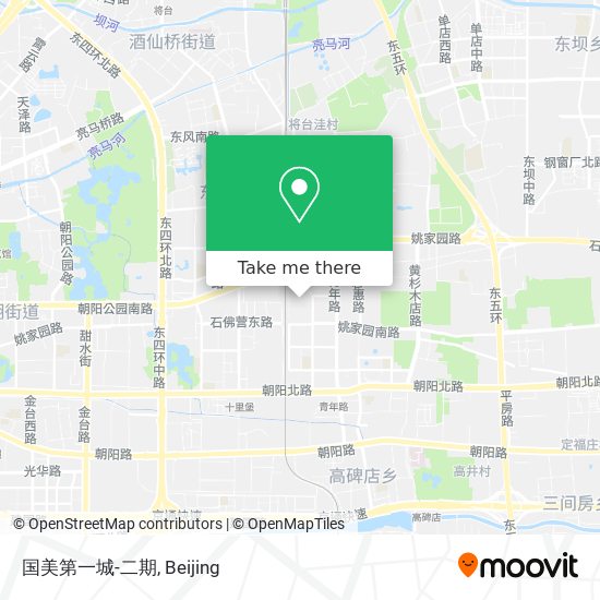 How to get to 国美第一城-二期in 平房地区by Bus or Metro?