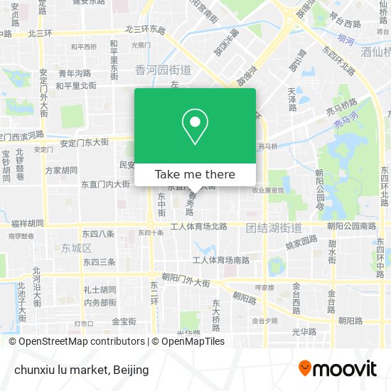 chunxiu lu market map