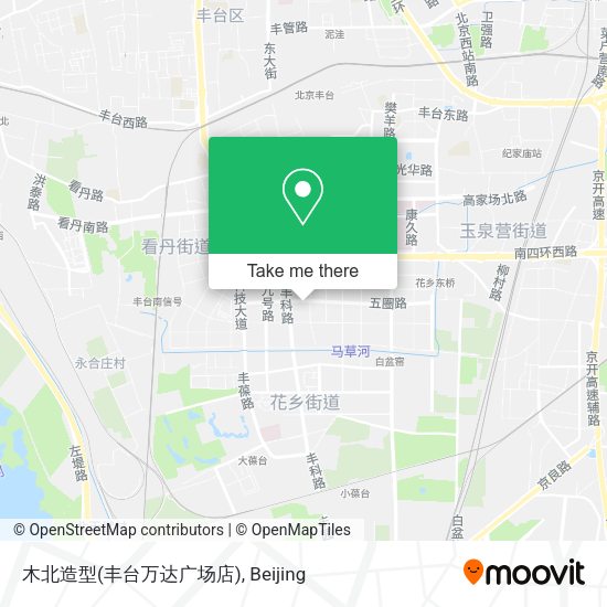木北造型(丰台万达广场店) map