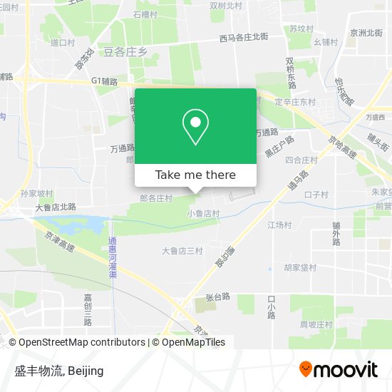 盛丰物流 map