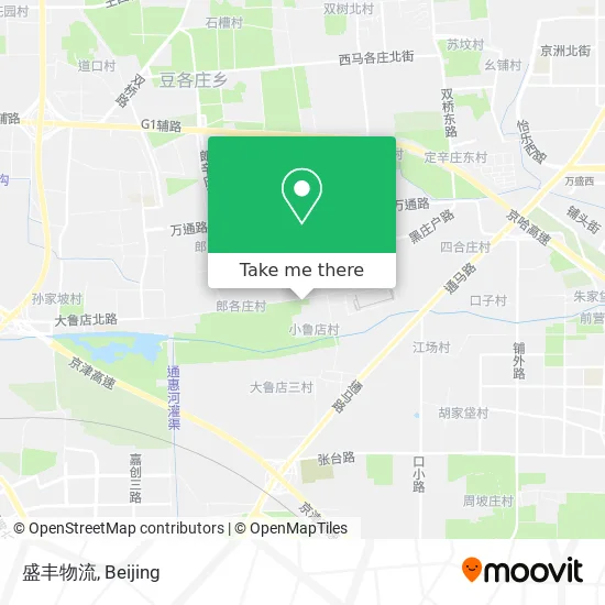 盛丰物流 map