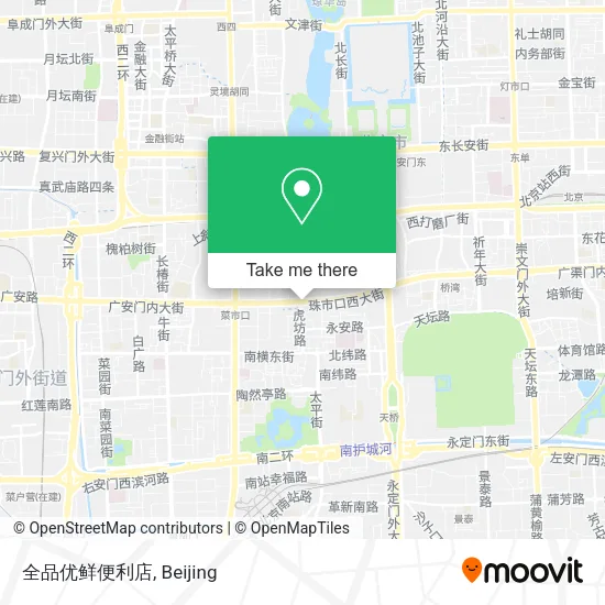 全品优鲜便利店 map