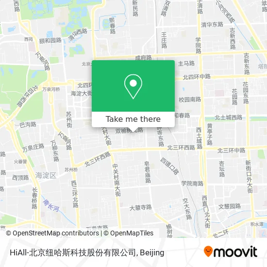 HiAll-北京纽哈斯科技股份有限公司 map