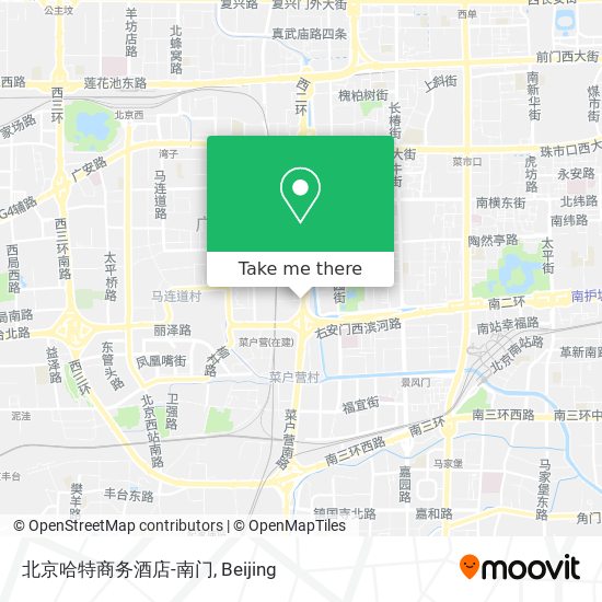 北京哈特商务酒店-南门 map