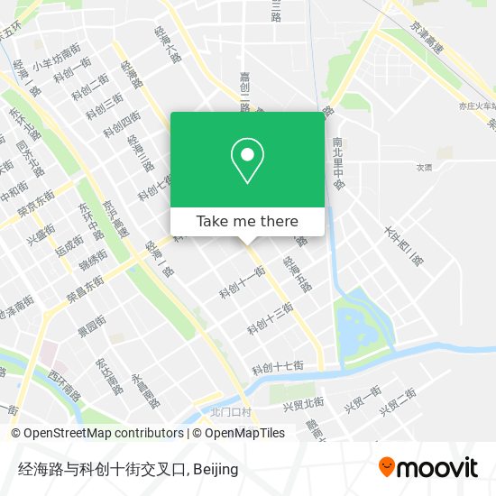 经海路与科创十街交叉口 map