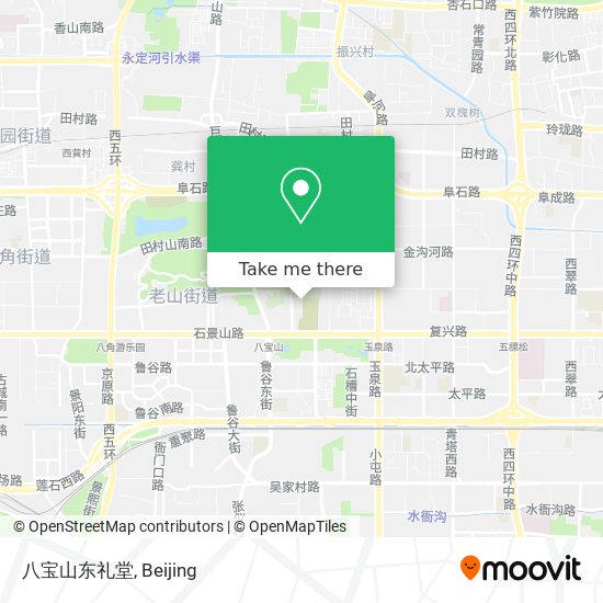 八宝山东礼堂 map
