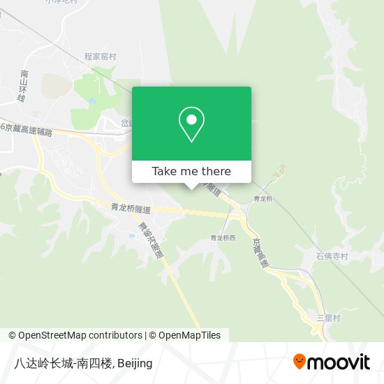 八达岭长城-南四楼 map