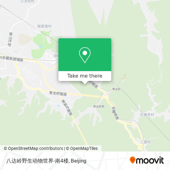 八达岭野生动物世界-南4楼 map