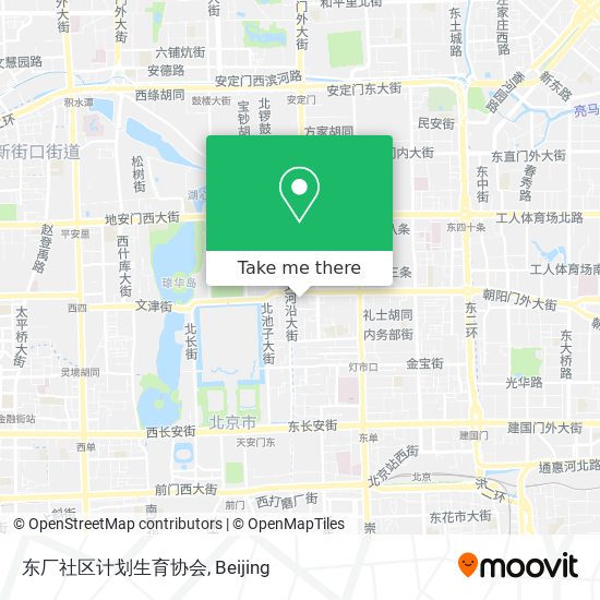 东厂社区计划生育协会 map