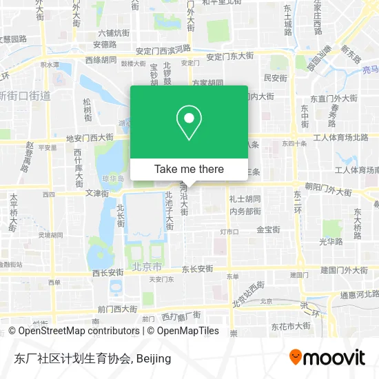 东厂社区计划生育协会 map