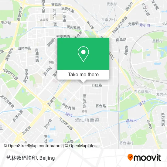 艺林数码快印 map