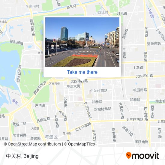 中关村 map