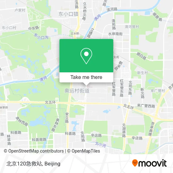北京120急救站 map