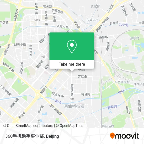360手机助手事业部 map