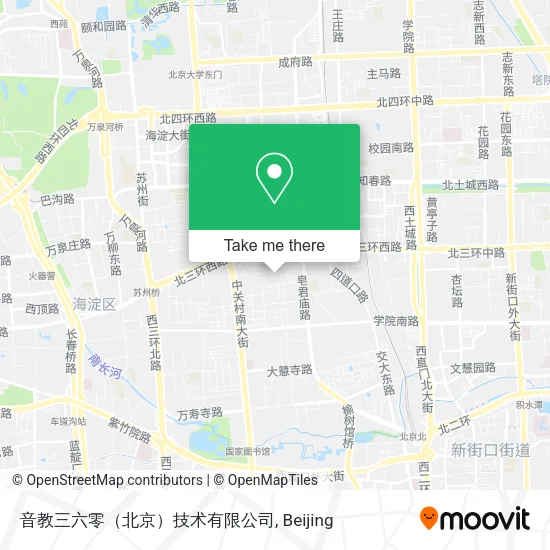 音教三六零（北京）技术有限公司 map