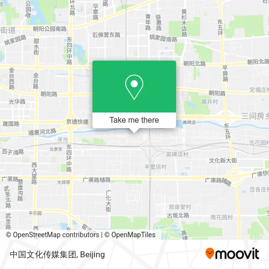 中国文化传媒集团 map