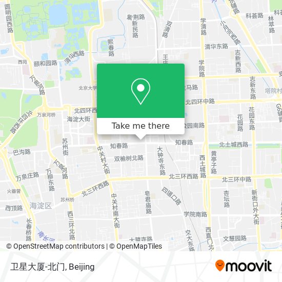 卫星大厦-北门 map