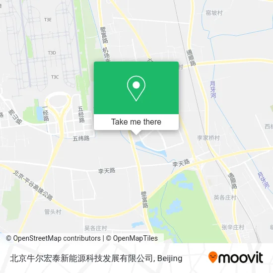 北京牛尔宏泰新能源科技发展有限公司 map