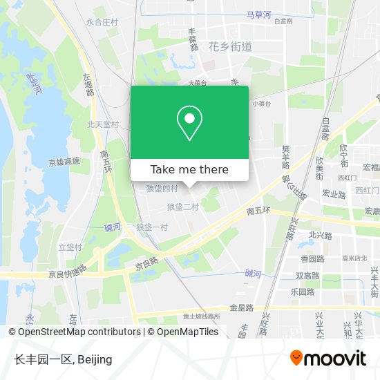 长丰园一区 map