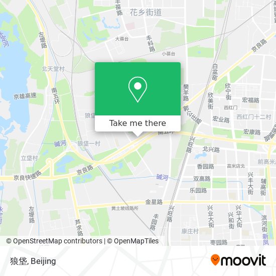 狼垡 map