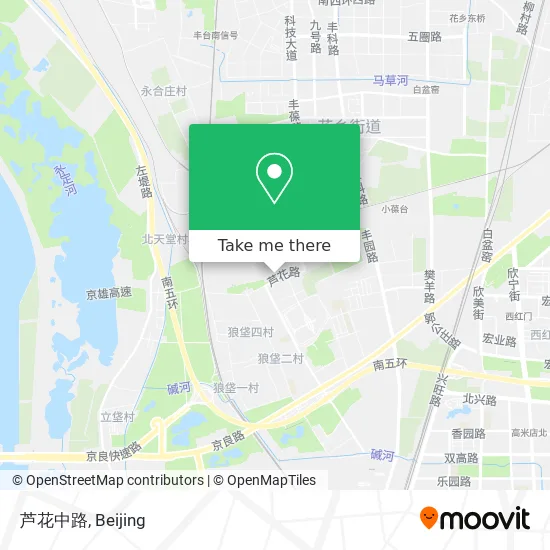 芦花中路 map