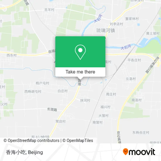 香海小吃 map