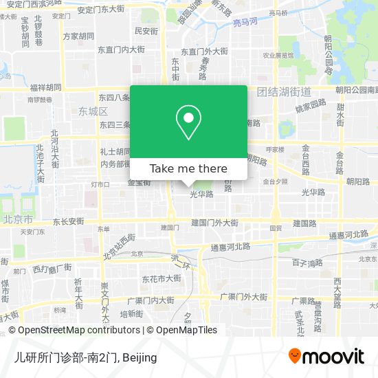 儿研所门诊部-南2门 map