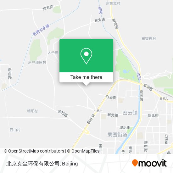 北京克尘环保有限公司 map