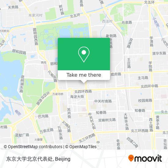 东京大学北京代表处 map