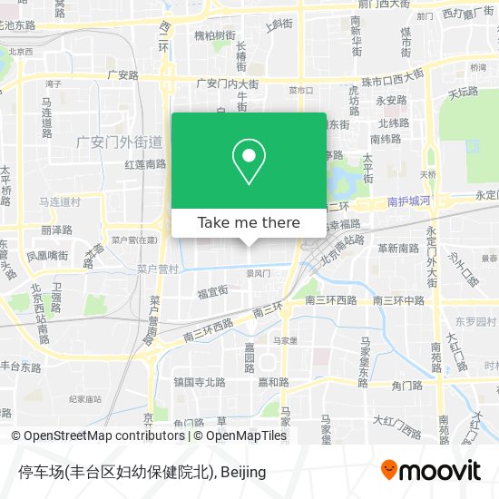 停车场(丰台区妇幼保健院北) map