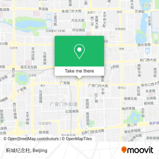 蓟城纪念柱 map