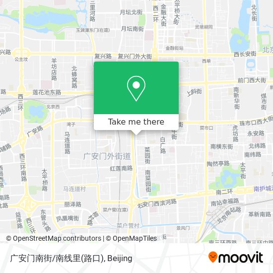 广安门南街/南线里(路口) map