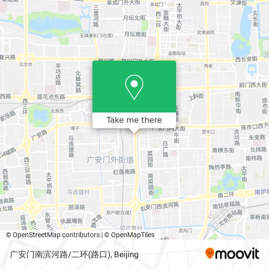 广安门南滨河路/二环(路口) map
