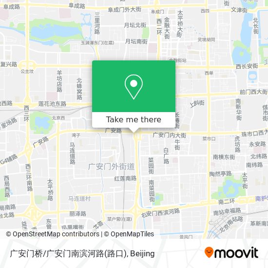 广安门桥/广安门南滨河路(路口) map