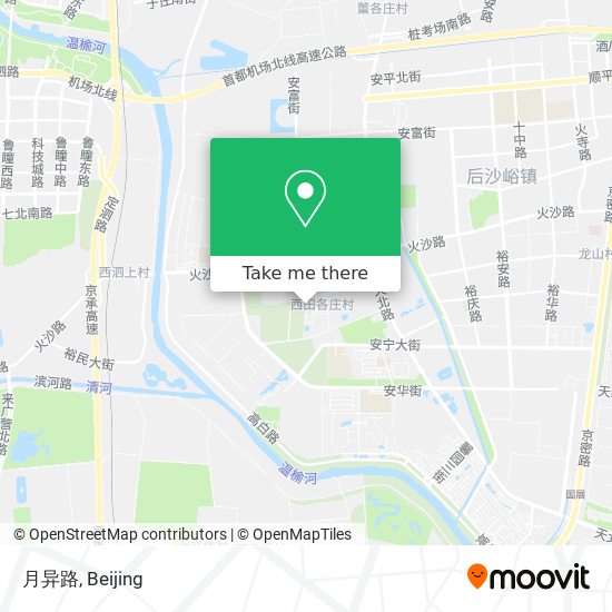 月异路 map