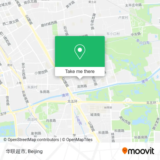 华联超市 map