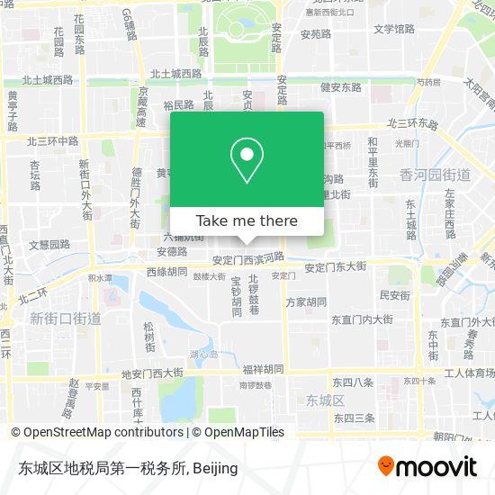 东城区地税局第一税务所 map