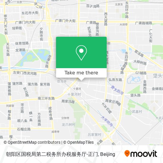 朝阳区国税局第二税务所办税服务厅-正门 map