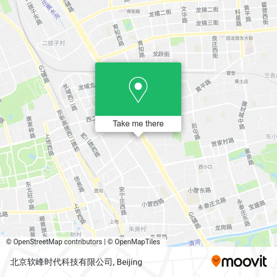 北京软峰时代科技有限公司 map