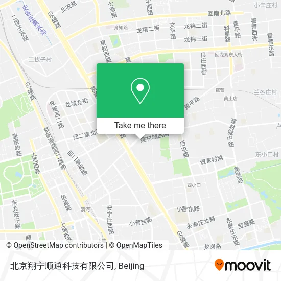 北京翔宁顺通科技有限公司 map