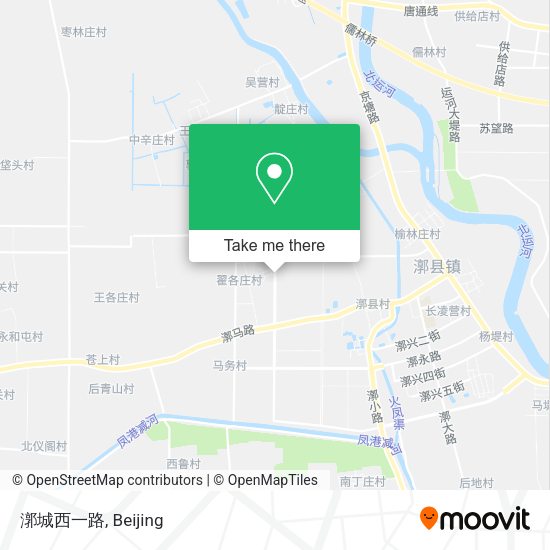 漷城西一路 map