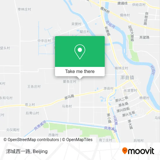 漷城西一路 map