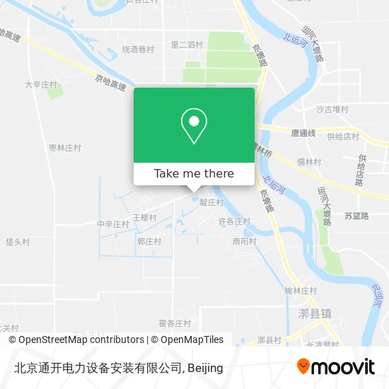 北京通开电力设备安装有限公司 map