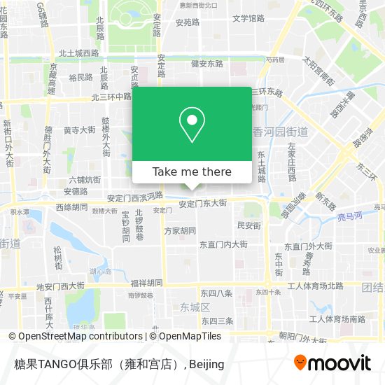 糖果TANGO俱乐部（雍和宫店） map