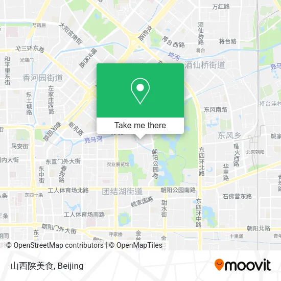 山西陕美食 map