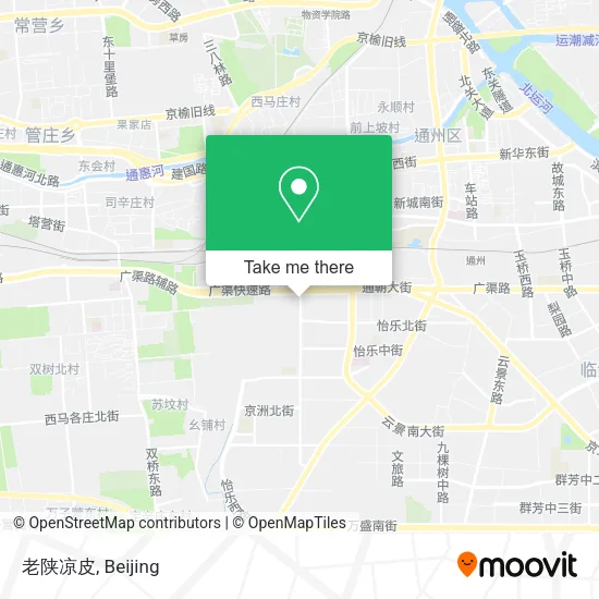 老陕凉皮 map