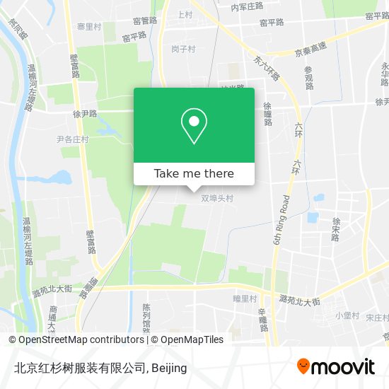 北京红杉树服装有限公司 map