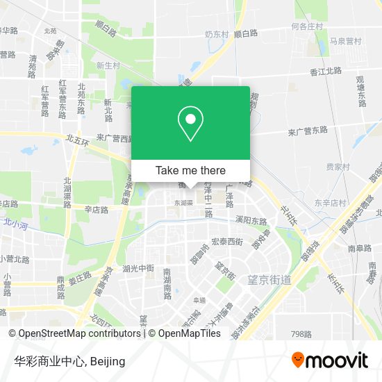 华彩商业中心 map