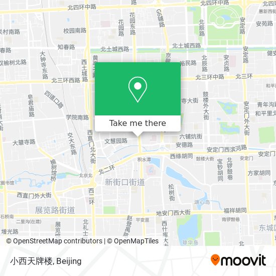 小西天牌楼 map