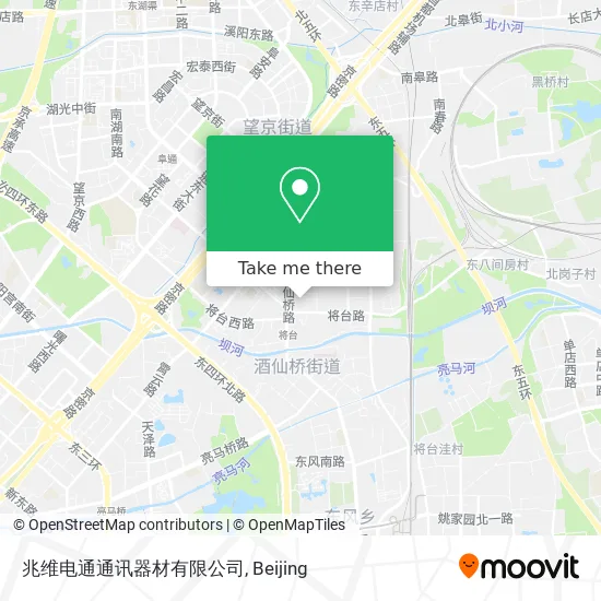 兆维电通通讯器材有限公司 map